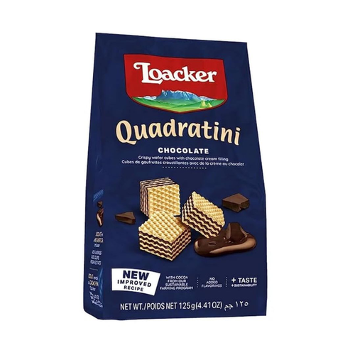 LOACKER CHOCOLATE BISCUIT 125 G