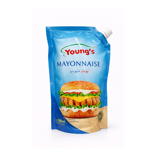 YOUNGS FRENCH MAYONNAISE SMART POUCH 500 ML