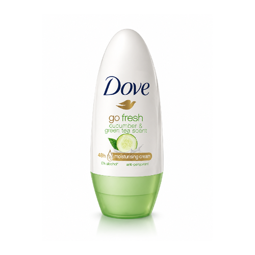 DOVE DEODORANT ROLL ON GO FRESH CUCUMBER & GREEN TEA 48H 40