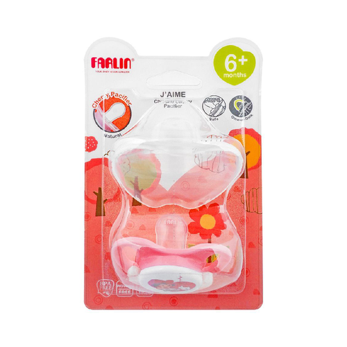FARLIN CHERRY PACIFIER 6M+ BA-10020 G