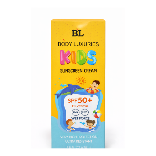 BODY LUXURIES KIDS SUNSCREEN CREAM SPF50 75ML