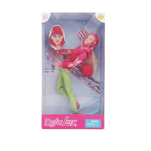 8373 Defa-Lucy Snow Sketting Doll (+3 Year)