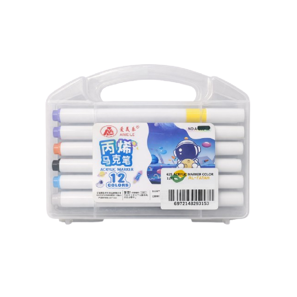 625 ACRYLIC MARKER COLOR 12PC