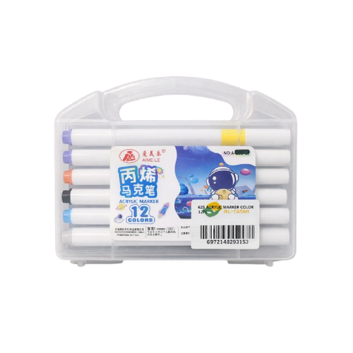 625 ACRYLIC MARKER COLOR 12PC