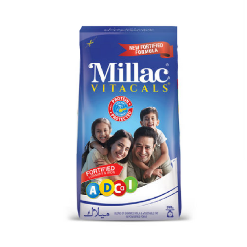MILLAC INSTANT MILK POWDER POUCH 390 GM