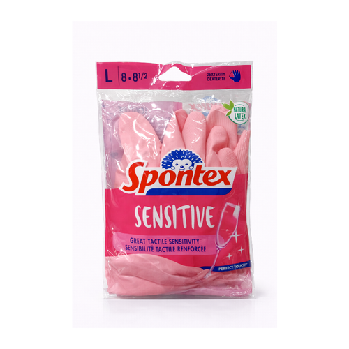 SPONTEX GLOVES SENSITIVE LARGE 8-8