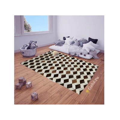 Cow Skin Patchwork Rug  4x6 ft