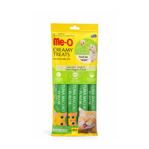 ME-O CAT FOOD CREAMY TREATS FLAVOR MAGURO 4X15 GM