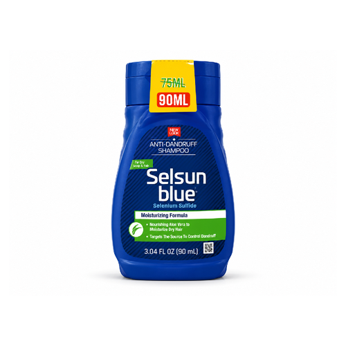 SELSUN BLUE ANTI DANDRUFF SHAMPOO MOISTURIZING ALOE 90ML