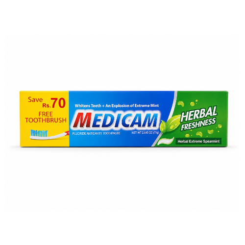 MEDICAM TOOTH PASTE HERBAL 75 GM