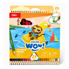 C00120 DELI COLOR PENCIL 24PCS