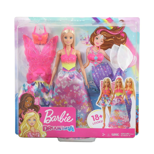 Gjk40 Barbie Doll Dress Up Gift Set