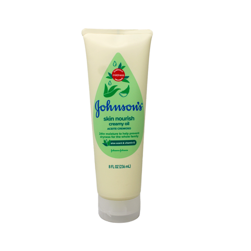 JOHSONS BABY CREAMY OIL ALOE & VITAMIN E 236 ML