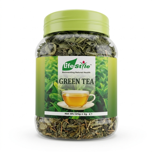 LIFESTYLE GREEN TEA REGULAR JAR 125GM
