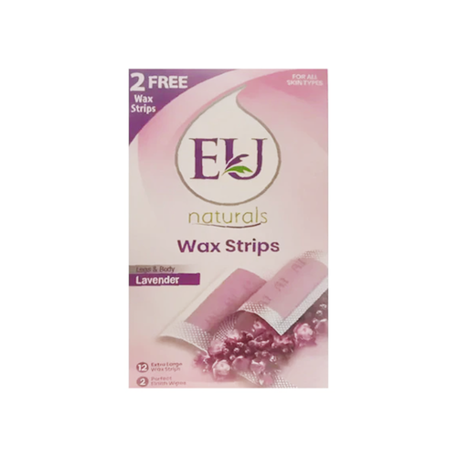 EU HAIR REMOVER WAX STRIPS LAVENDER XL 12S