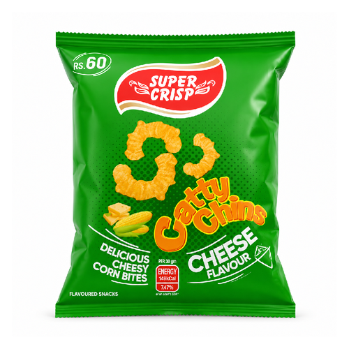 SUPER CRISP CATTY CHINS CHEESE 57 GM