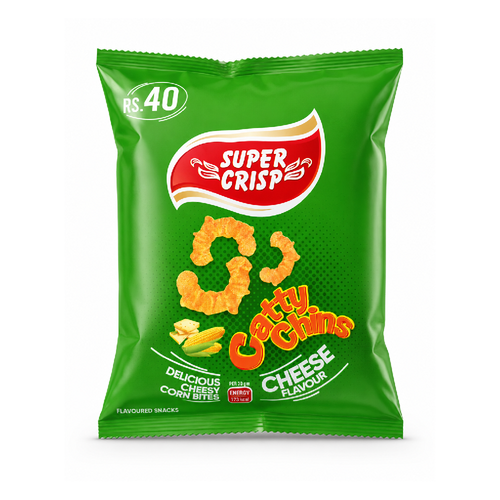 SUPER CRISP CATTY CHINS CHEESE 27 GM