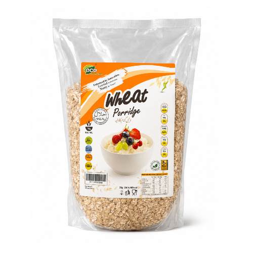 ECO ROLLED WHEAT PORRIDGE 1KG