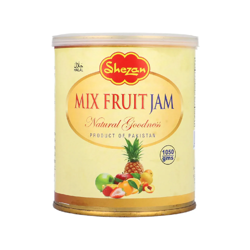 SHEZAN JAM MIXED FRUIT TIN 1050 GM