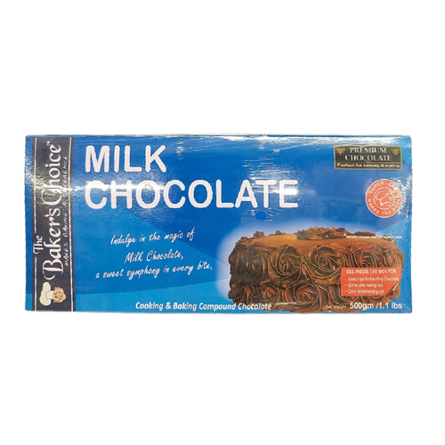 BAKERS CHOICE MILK CHOCOLATE 500 GM