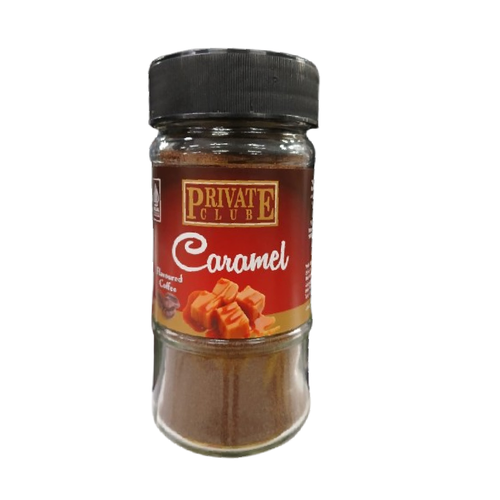 PRIVATE CLUB COFFEE CARAMEL 100 GM