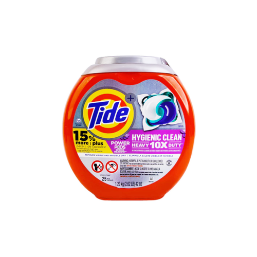 TIDE PODS POWER HYGIENIC CLEAN 42 OZ 25 PCS 1.20 KG