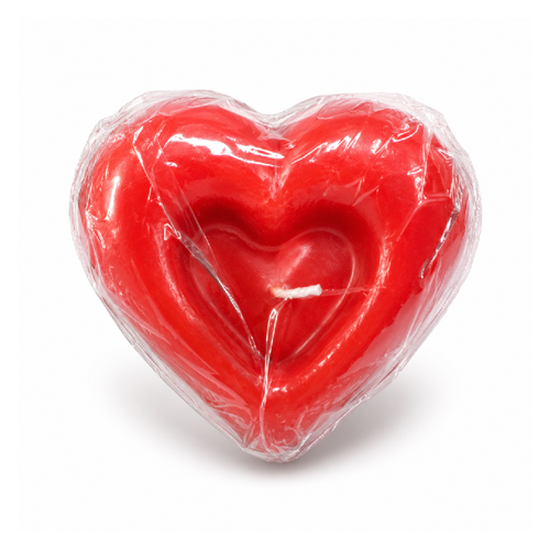 CLASSY HEART LOVE CANDLE PC