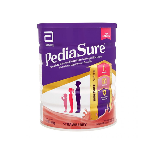 PEDIASURE NUTRITIONAL SUPPLEMENT POWDER STRAWBERRY TIN 850 GM