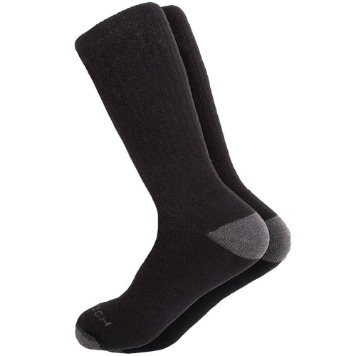 GENTS SOCKS MERINO WOOL BLK ( BM )