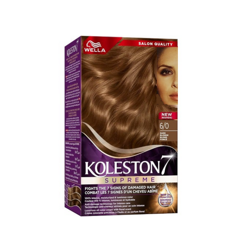 WELLA KOLESTON HAIR OIL COLOR CREAM 6/0 DARK BLONDE