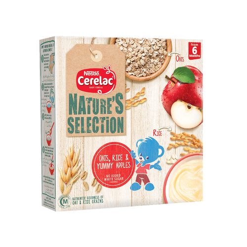 NESTLE CERELAC OATS RICE & APPLES 175 GM