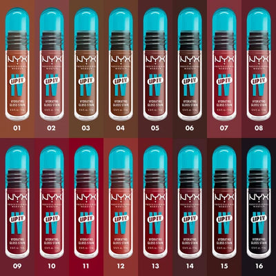 Nyx Professional Makeup -Lip I.V. Hydrating Lip Gloss Stain - Drippin In Rose