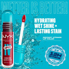 Nyx Professional Makeup -Lip I.V. Hydrating Lip Gloss Stain - Red-Y Set Wet