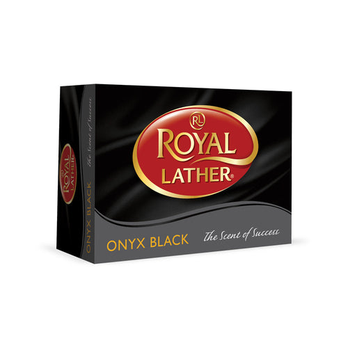 Royal Lather - Onyx Black Bar Soap 125 Gm