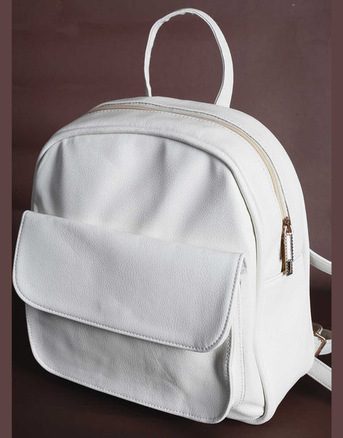 Rangoon - Off-white Handmade Backpack