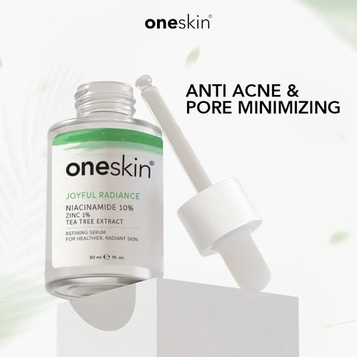 Oneskin - Joyful Radiance - Niacinamide 10%, Zinc 1%, Tea Tree Extract - 30ml