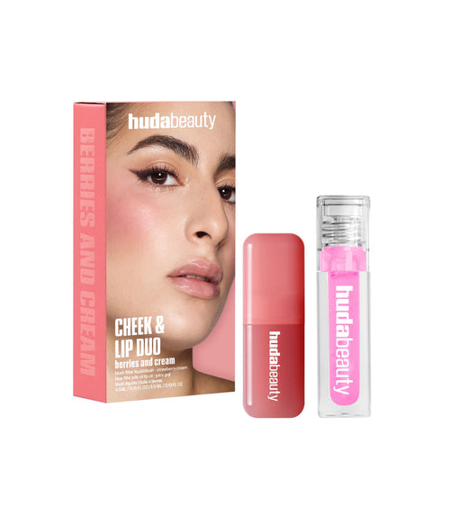 Huda Beauty - Cheek & Lip Duo Berries And Cream