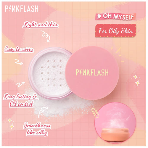 Pinkflash - Pf- F06 Oil Controller Translucent Loose Powder- #000