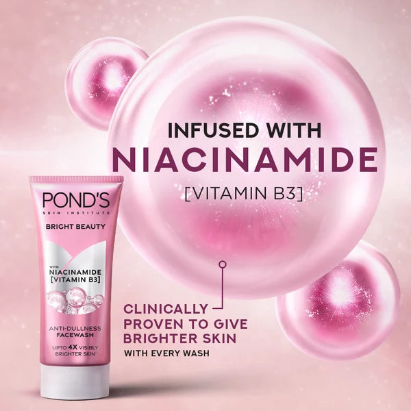 POND'S - BRIGHT BEAUTY FACEWASH - 100G