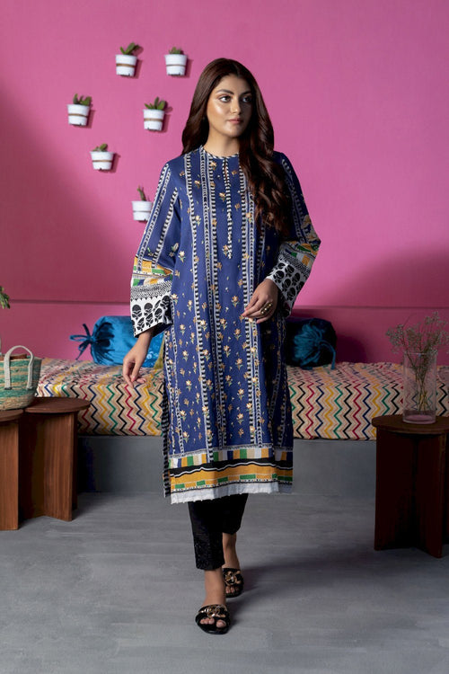 Sapphire - Embroidered Lawn Shirt