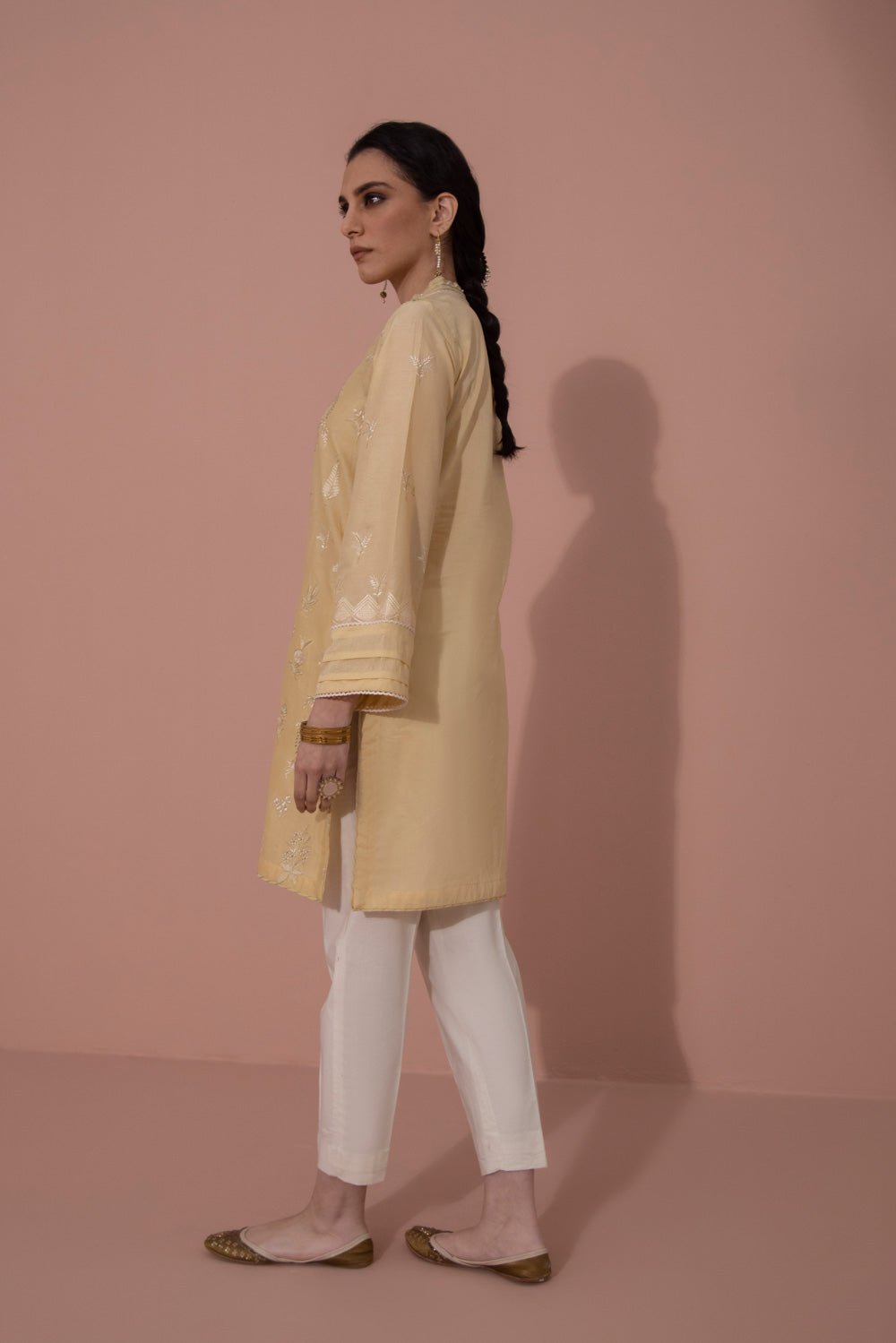 Sapphire - Chikankaari Lawn Shirt