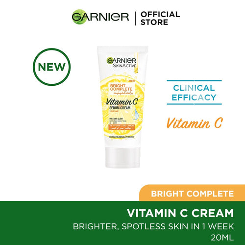 Garnier Skin Active Bright Complete Cream 20ml - For Brighter Skin