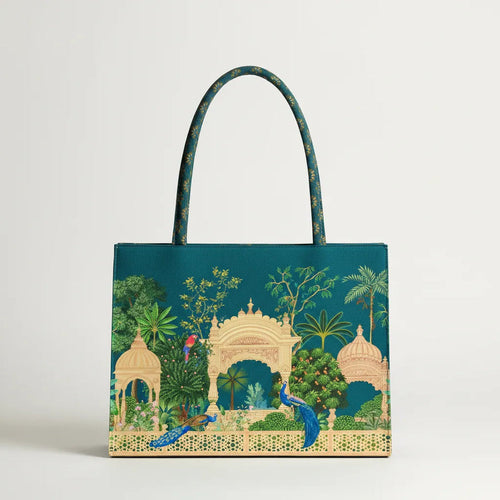 Weststyle - Peacock Canvas Tote Bag