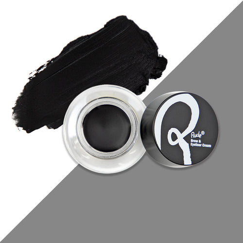 Rude Cosmetics - Peep Show Brow & Eyeliner Cream - Dark Side