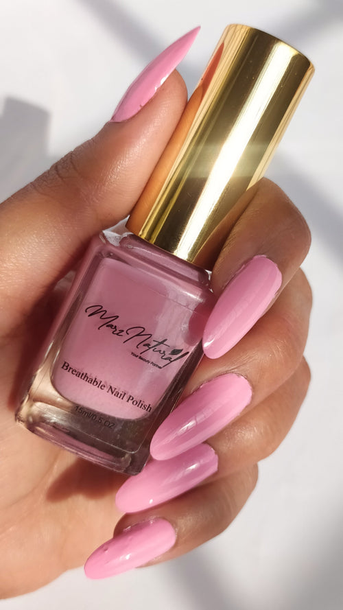 Ecomdyno - Bubble Gum Pink - Breathable Nail Polish