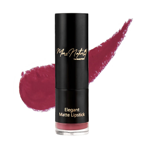 Ecomdyno - Plum Red - Elegant Matte Lipstick