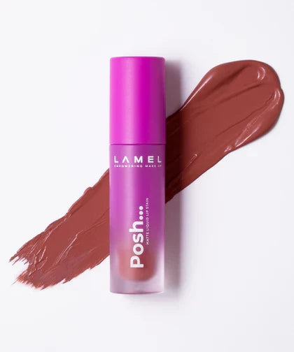 Lamel Posh Matte Liquid Lip Stain 405 Punch Pink 4gm