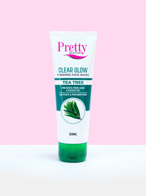 Skincare - Pretty Face Wash Tea Tree 125ml