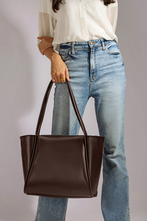 Weststyle - Pyramid Tote Bag For Women - Brown