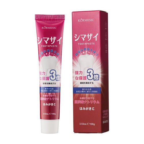 Kormesic Natural Whitening Organic Pearl Whitening Tooth Paste Red 100g .kmc250243